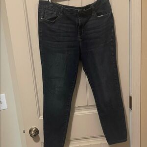 Sonoma Women's Deep Indigo Skinny Jeans size 16